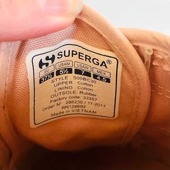 Superga light pink sneaker slides - Picture 5 of 6